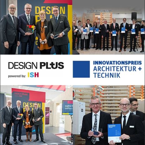 Two awards for CeraFloor Select: the Innovation Award for Architecture and Technology and the Design Plus