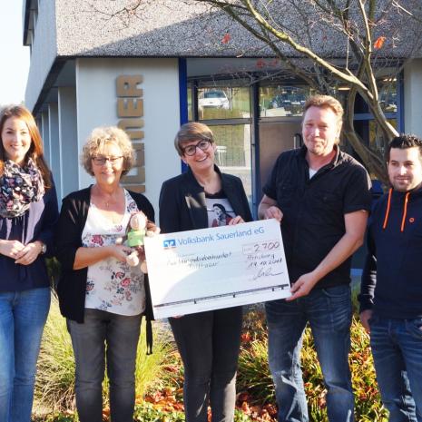 Donation for the Balthasar Children and Young Adults' Hospice: Dallmer workforce upholds tradition